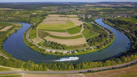 Aussicht vom Wehrer Rosenberg an der Mosel – (c) Saar-Obermosel Touristik